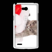 Coque LG L80 Chaton Noël