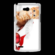 Coque LG L80 Chaton Noël