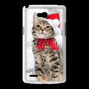 Coque LG L80 Chat Noël 2