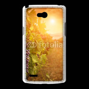 Coque LG L80 Automne, vignes, couché de soleil