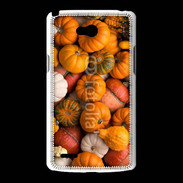 Coque LG L80 fond de citrouilles automne
