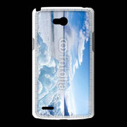 Coque LG L80 Plaine enneigée