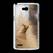 Coque LG L80 Renard paysage hiver