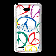 Coque LG L80 Symboles de paix 2