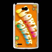 Coque LG L80 Flower power 4