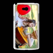 Coque LG L80 Jeune couple hippie