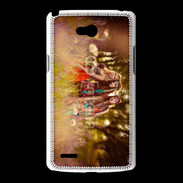 Coque LG L80 Groupe de hippie dans les champs