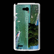 Coque LG L80 Barques sur le lac d'Annecy