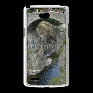 Coque LG L80 Pont médiéval sur l'Ardèche