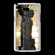 Coque LG L80 Port de cannes au couché de soleil