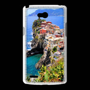 Coque LG L80 Village de Vernazza en Italie