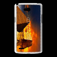 Coque LG L80 Pyramide et Sphinx