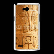 Coque LG L80 Hiéroglyphe sur colonne