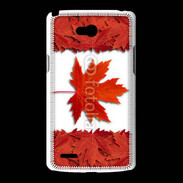 Coque LG L80 Canada en feuilles
