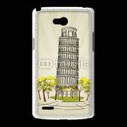 Coque LG L80 Tour de Pise en dessin