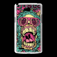 Coque LG L80 Tête de mort Popstar
