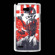 Coque LG L80 Tête de mort en concert live