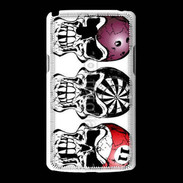 Coque LG L80 Tête de mort billard
