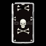 Coque LG L80 Fond tête de mort 3