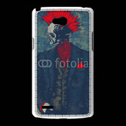 Coque LG L80 Tête de mort Punk