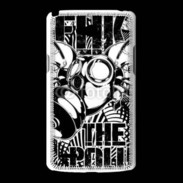 Coque LG L80 Tête de Mort Police