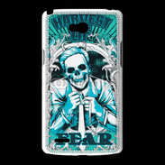 Coque LG L80 Tête de Mort Harvest of fear