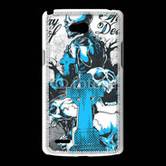 Coque LG L80 Tête de Mort Day Dead