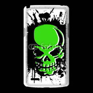 Coque LG L80 Tête de mort en vert et noir