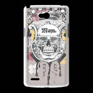 Coque LG L80 Tête de Mort Skull King