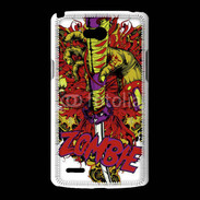 Coque LG L80 Tête de Mort Zombie 35