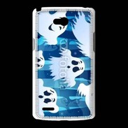 Coque LG L80 j'aime les fantômes 19