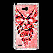 Coque LG L80 Monstre en dessin rouge 