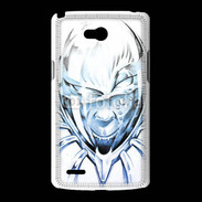 Coque LG L80 Monstre en dessin bleu