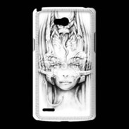 Coque LG L80 Guerrière en dessin 10