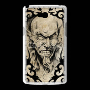Coque LG L80 Visage tatouée et percée 60