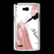 Coque LG L80 Pose de vernis esthéticienne