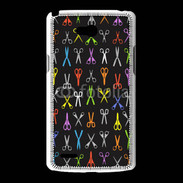 Coque LG L80 Fond ciseau coiffeur