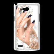 Coque LG L80 Ongles esthéticienne