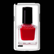Coque LG L80 Vernis rouge esthéticienne