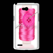 Coque LG L80 Fil à couture rose 