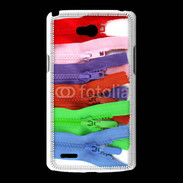 Coque LG L80 Fermetures éclaires coutures