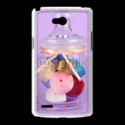 Coque LG L80 Bonbonne de ruban couture 