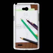 Coque LG L80 Patron de couture 2