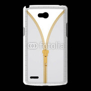 Coque LG L80 Fermetures éclaires coutures 2