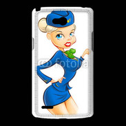 Coque LG L80 Hôtesse de l'air
