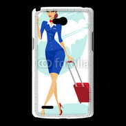 Coque LG L80 Hôtesse de l'air 3