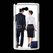 Coque LG L80 Commandant de bord et hôtesse de l'air