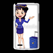 Coque LG L80 Hôtesse de l'air 7