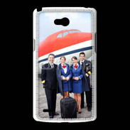 Coque LG L80 Commandant de bord et hôtesse de l'air 3