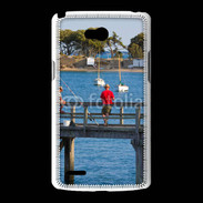 Coque LG L80 Pêcheurs sur ponton
